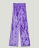 Pantalone Dritto In Ciniglia Purple