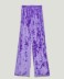 Pantalone Dritto In Ciniglia Purple