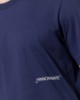 T-Shirt In Jersey Con Stampa Sul Davanti Blu