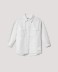 Camicia In Denim Con Personalizzazione Bianco