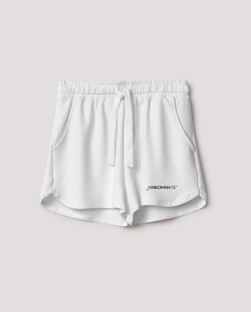 Shorts Corto In Interlock Bianco
