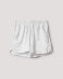 Shorts In Spugna Con Etichetta Bianco