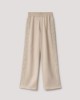 Modal Soft Touch Pantalone In Interlock Over Beige Sand