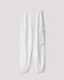 Modal Soft Touch Pantalone In Interlock Bianco