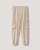 Modal Soft Touch Pantalone In Interlock Beige Sand