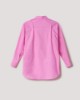 Camicia In Cotone Over Con Etichetta Sul Polso Rosa Tiariè