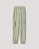 Modal Soft Touch Pantalone In Interlock Verde Aloe