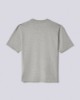 T-Shirt In Jersey Con Stampa Grigio Melange