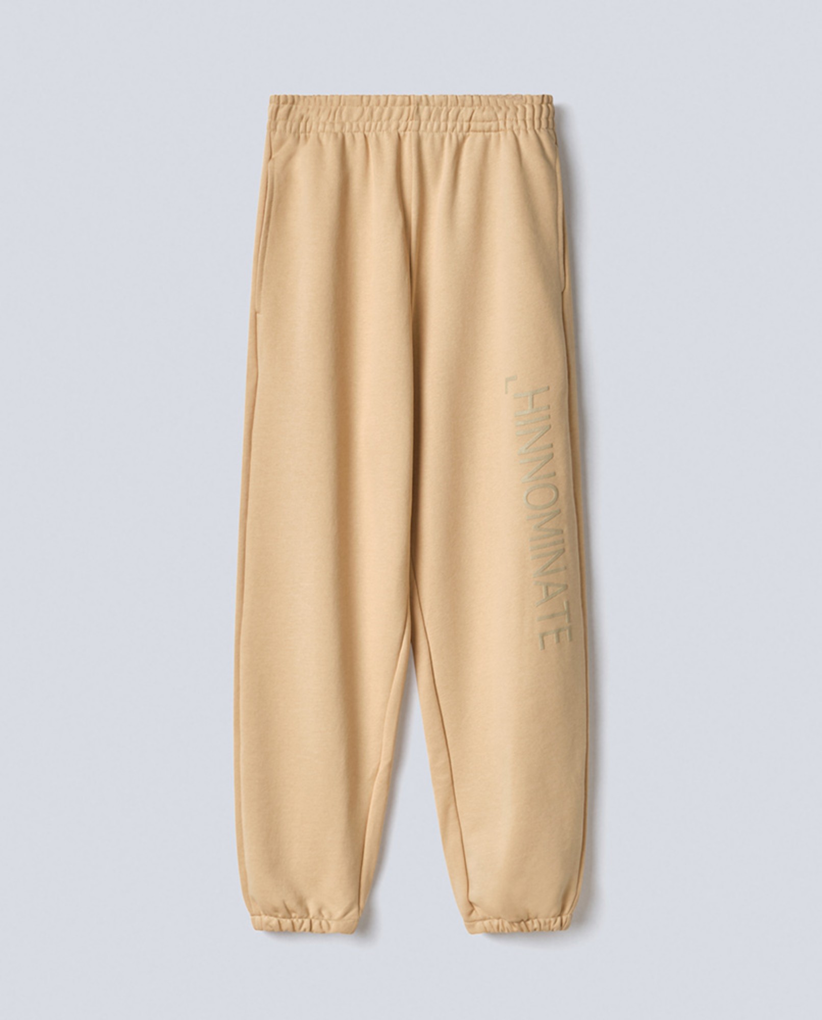 Pantalone In Felpa Con Flock Nocciola