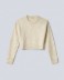 Maglia Rasata Girocollo Con Bottoni Personalizzati Off White
