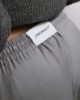 Pantalone Over Con Pences e Coulisse in Vita •  Grigio Melange