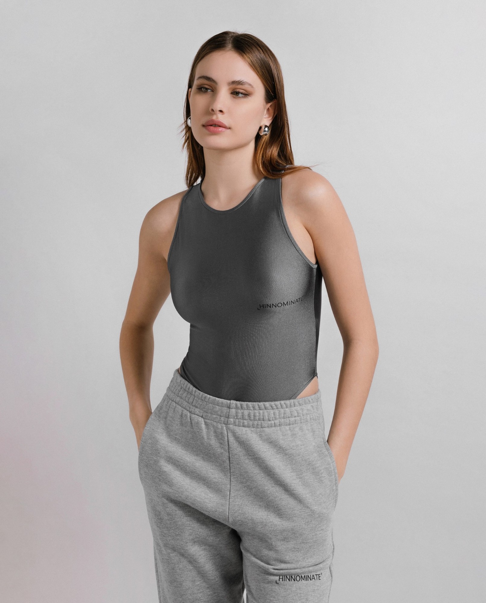 Body Smanicato In Lycra  •  Ferro