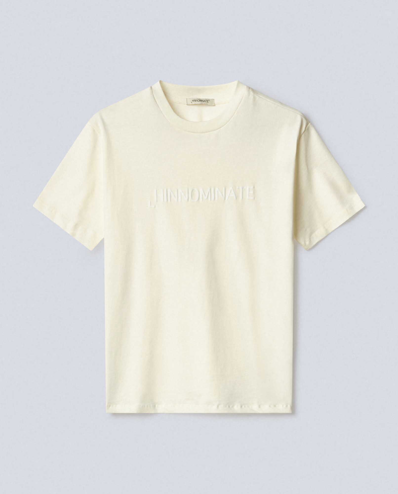 T-Shirt Basica  In Jersey Con Stampa Flock  • Off White