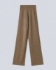 Pantalone Palazzo In Costina Mossa  • Tortora