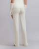Pantalone Palazzo In Costina Mossa  • Off White