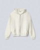 Giubbino All Zip In Modal con Inserti in Nylon •  Off White