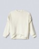 Felpa Over Paricollo In Modal con Maniche Arricciate  • Off White