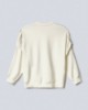 Felpa Over Paricollo In Modal con Maniche Arricciate  • Off White