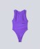 Body Smanicato In Lycra Con Stampa •  Iris