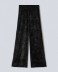Pantalone Dritto In Ciniglia  •  Nero