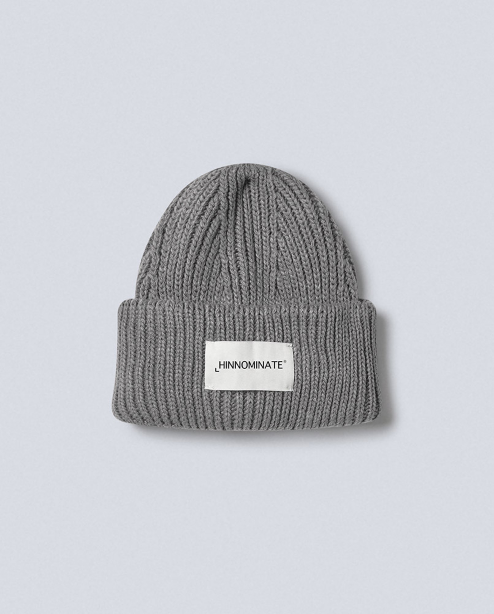 Immagine di Cappello In Maglia Con Etichetta  • Grigio Melange