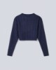 Picture of Crewneck sweater with label Blue