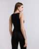 Immagine di Body Smanicato In Bielastico Con Stampa •  Nero