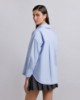 Picture of Cotton Shirt With Label Sky blue