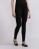 Picture of High-waisted bi-elastic leggings with print Black