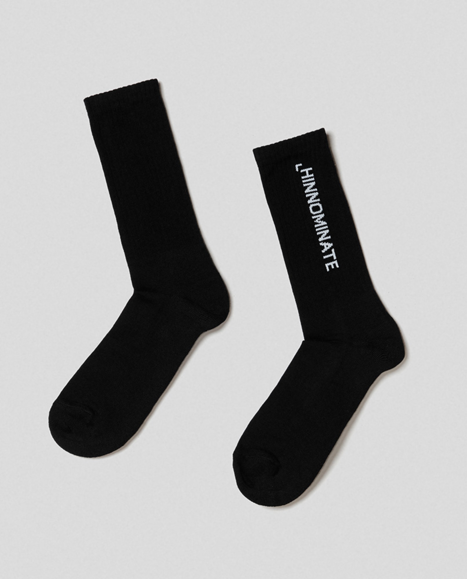 Calza con intarsio • Nero
