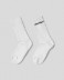 Calza  con intarsio  • Bianco