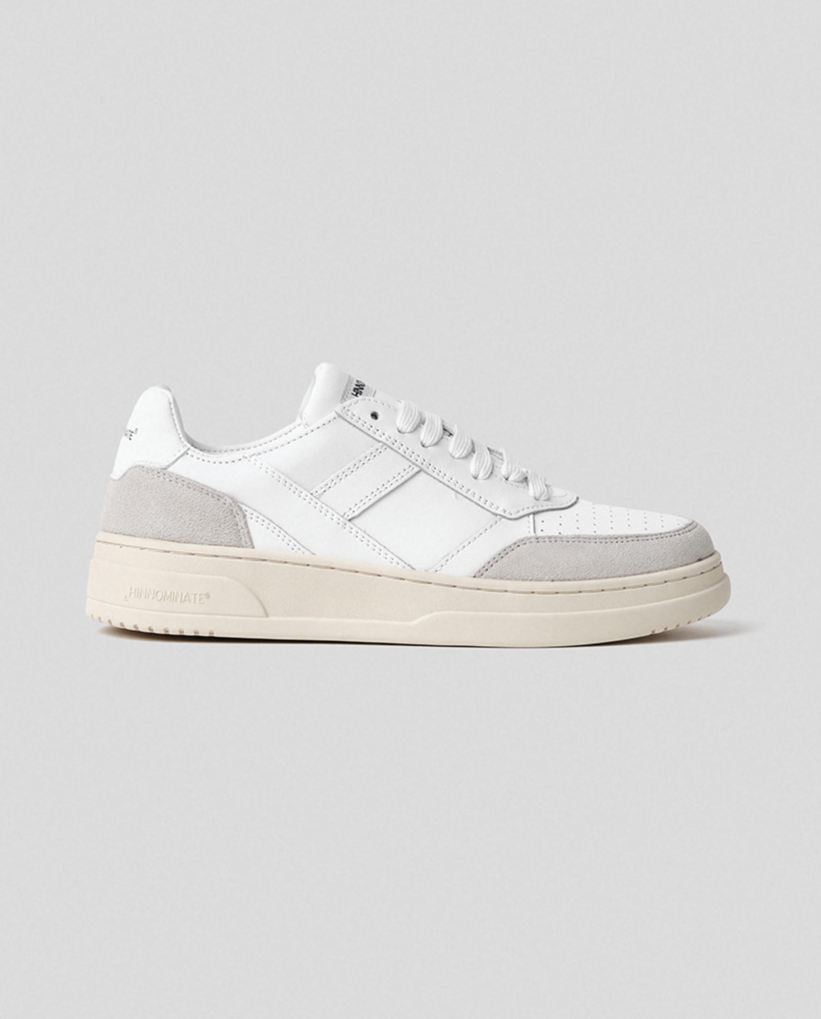 Sneakers bassa in action leather ed inserti in suede  • Bianco