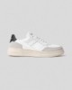 Sneakers bassa in action leather ed inserti in suede  • Nero