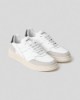 Sneakers bassa in action leather ed inserti in suede  • Nero