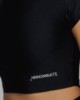 Top raglan in lycra lucida a mezza manica • Nero