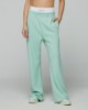 Pantalone dritto in modal  con boxer popeline • Verde giada
