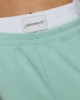 Pantalone dritto in modal  con boxer popeline • Verde giada
