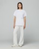 T-shirt mezza manica ampia in jersey  • Bianco