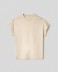 T-shirt mezza manica ampia in jersey • Safari