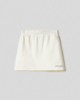 Minigonna in felpa • Off white