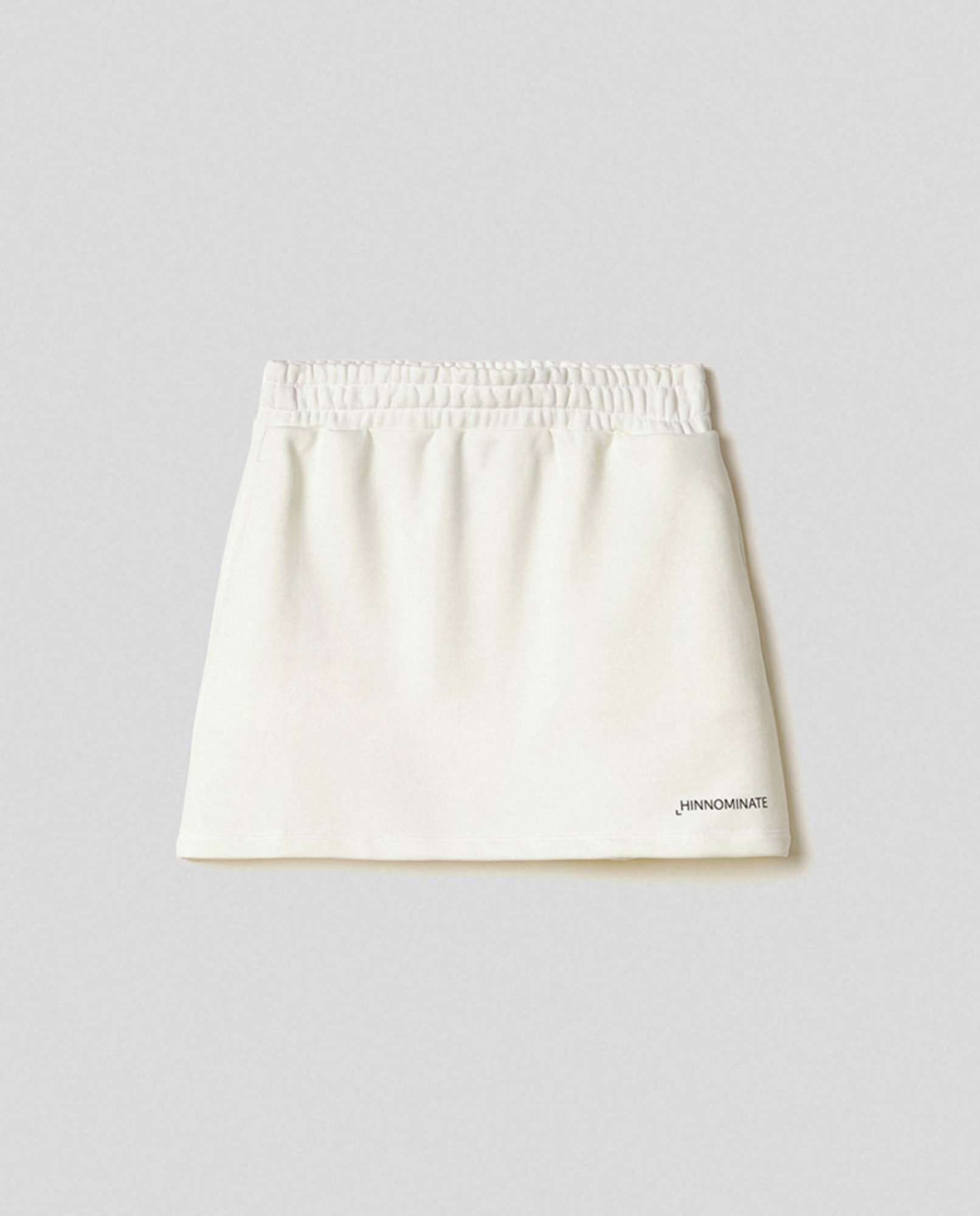 Minigonna in felpa • Off white