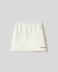 Minigonna in felpa • Off white