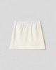Minigonna in felpa • Off white