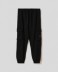 Pantalone basico con tasconi in felpa • Nero