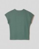 T-shirt mezza manica in costina • Muschio