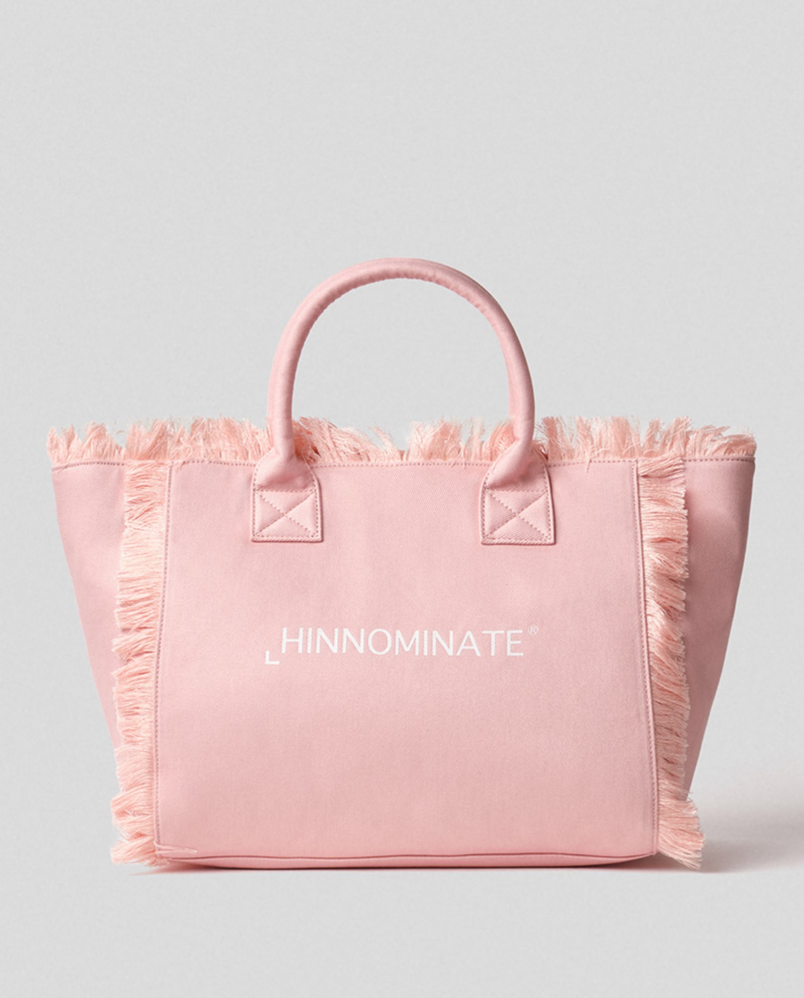 Borsa in canvas grande • Cipria