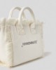Borsa in canvas piccola  • Off white