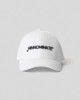 Cappello con visiera con ricamo sul davanti • Bianco