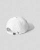 Cappello con visiera con ricamo sul davanti • Bianco