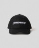 Cappello con visiera con ricamo sul davanti • Nero